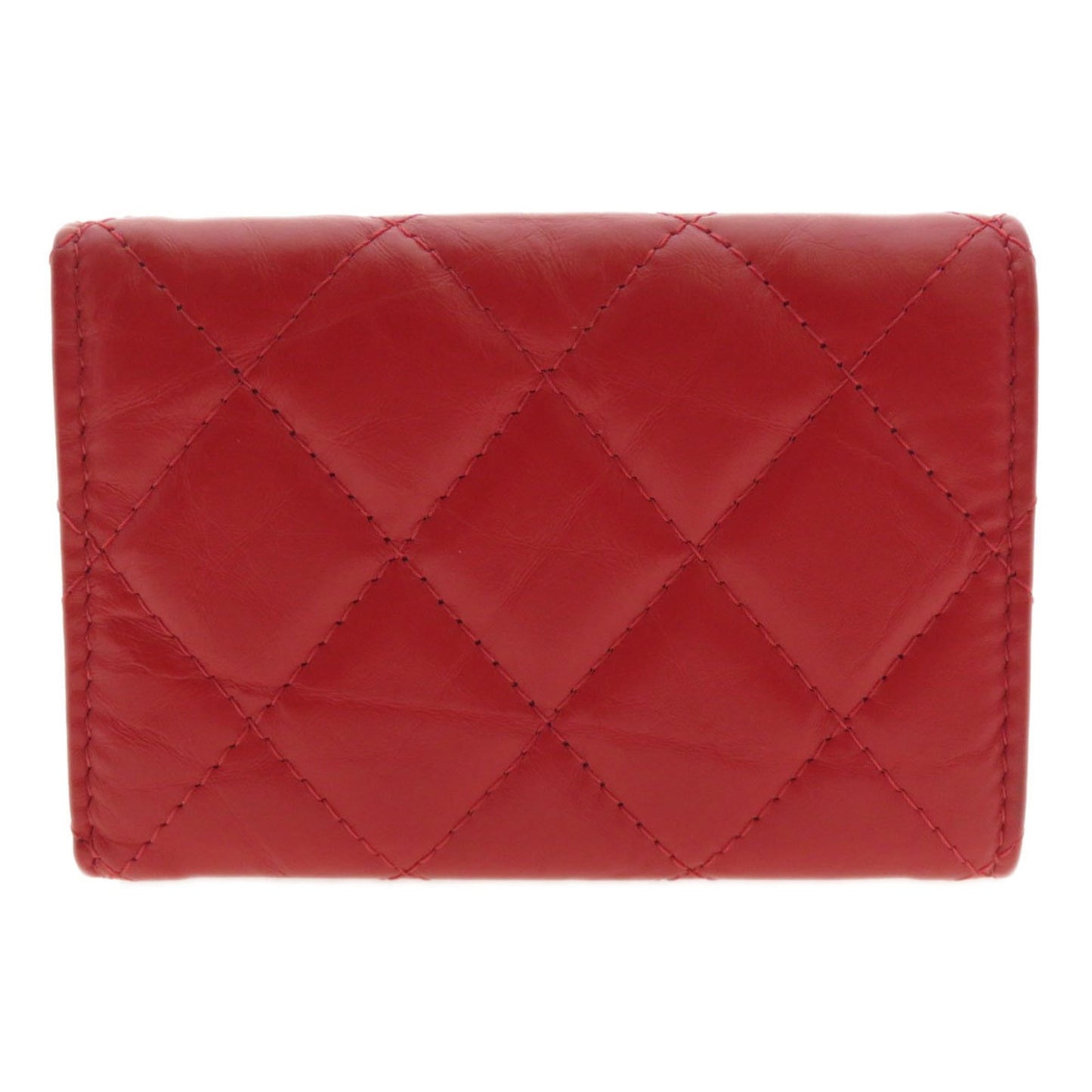 Chanel Red Leather Matelassé