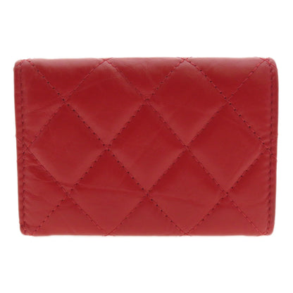 Chanel Red Leather Matelassé