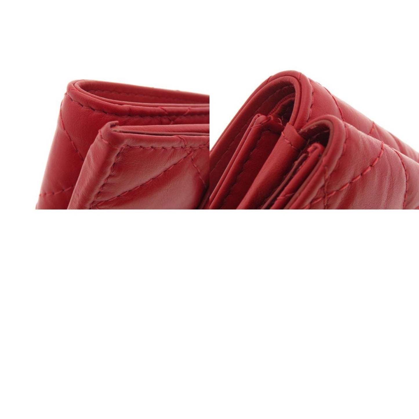 Chanel Red Leather Matelassé