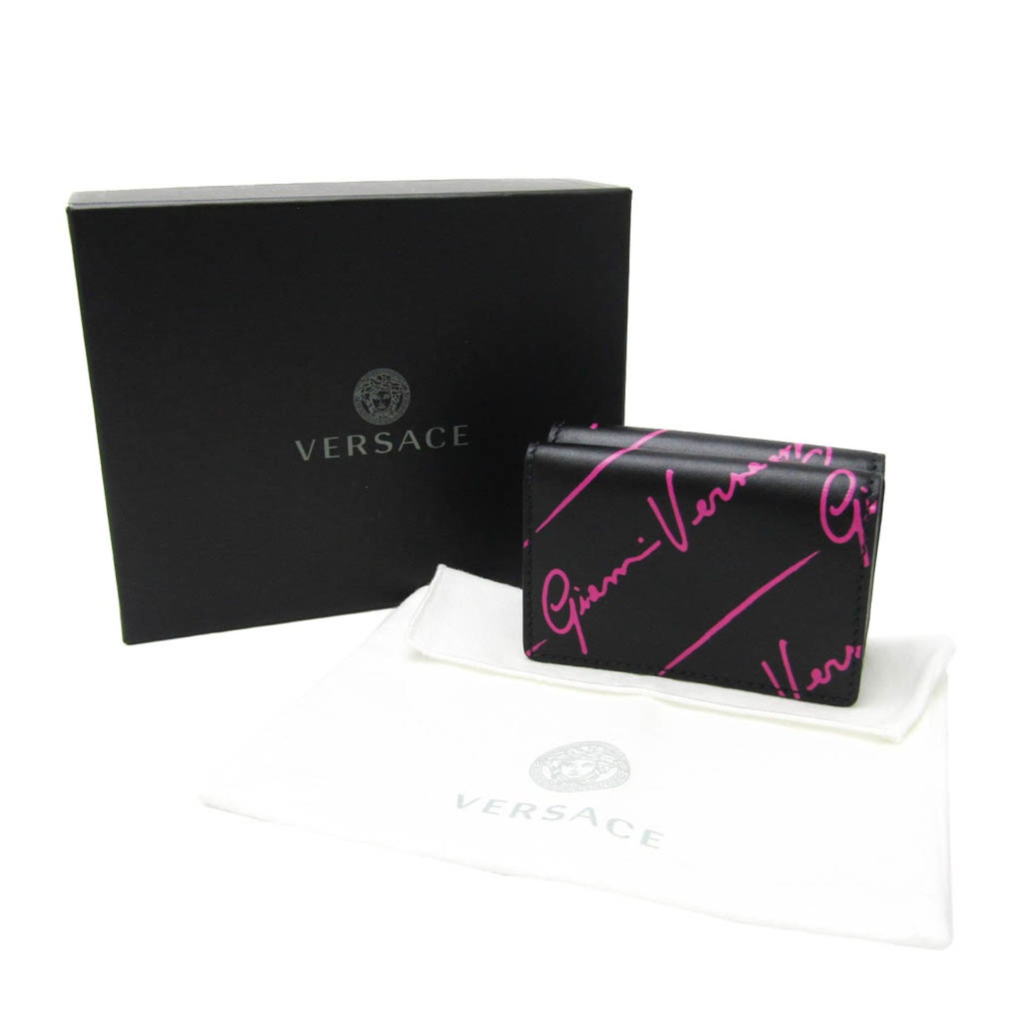 Versace Black Leather Wallet