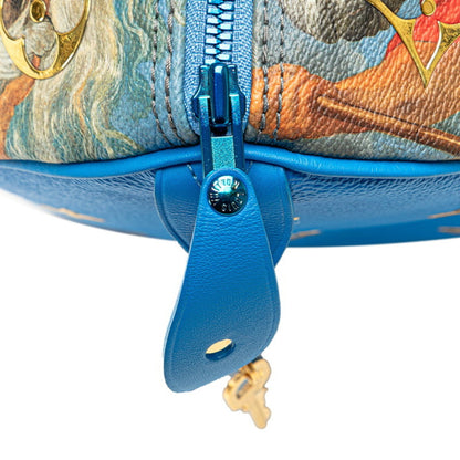 Louis Vuitton Blue Leather Speedy 30