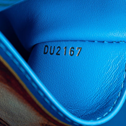 Louis Vuitton Blue Leather Speedy 30
