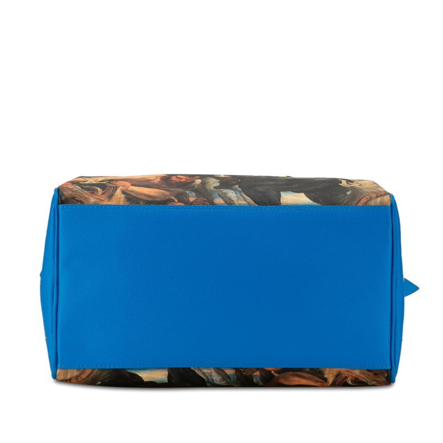 Louis Vuitton Blue Leather Speedy 30
