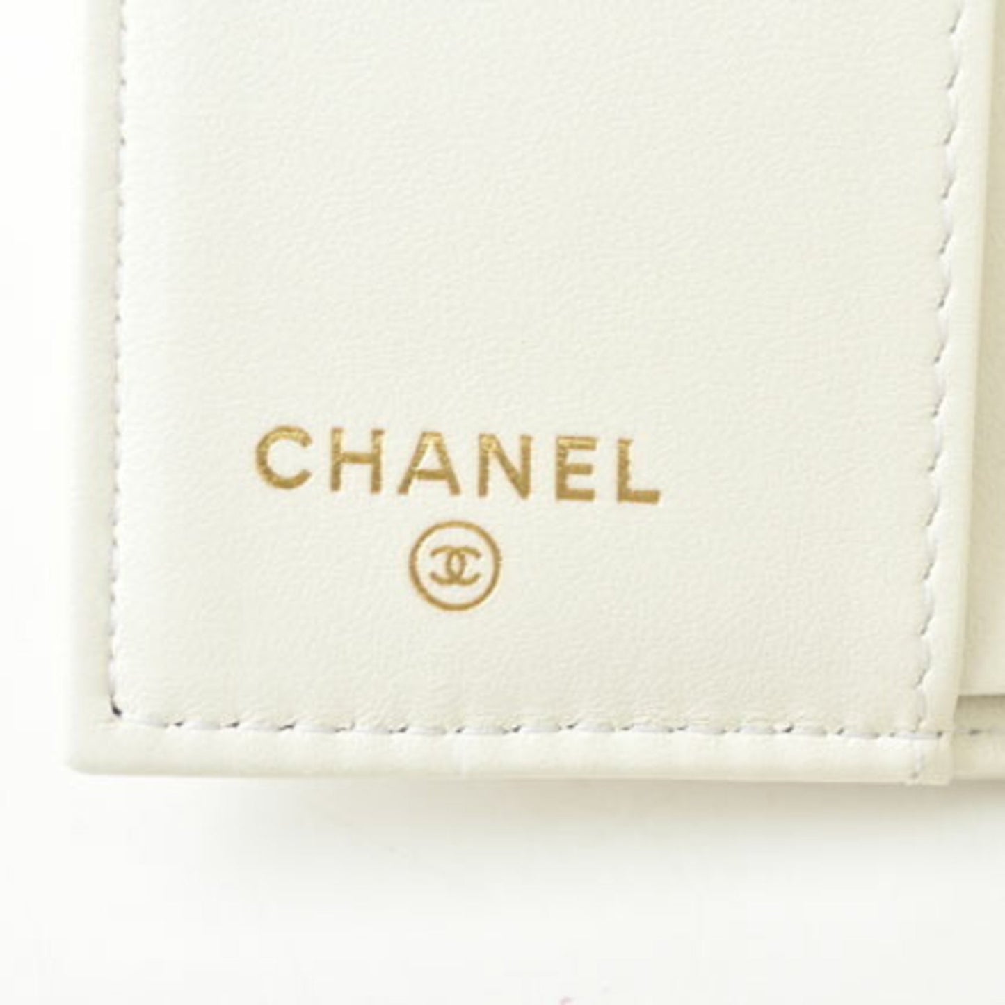 Chanel White Leather Boy