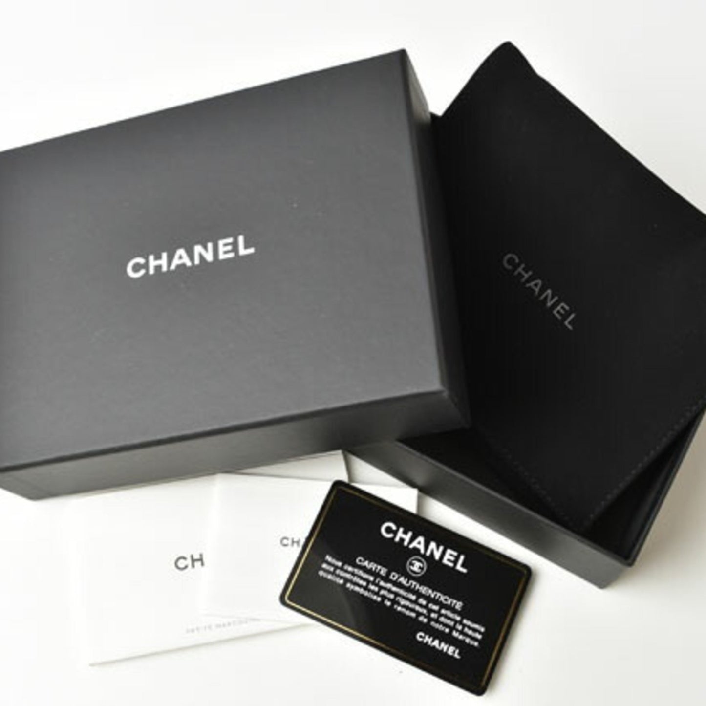 Chanel White Leather Boy