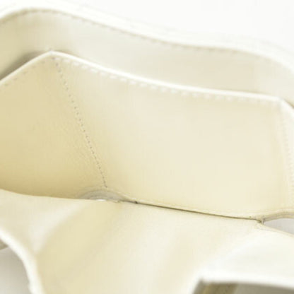 Chanel White Leather Boy