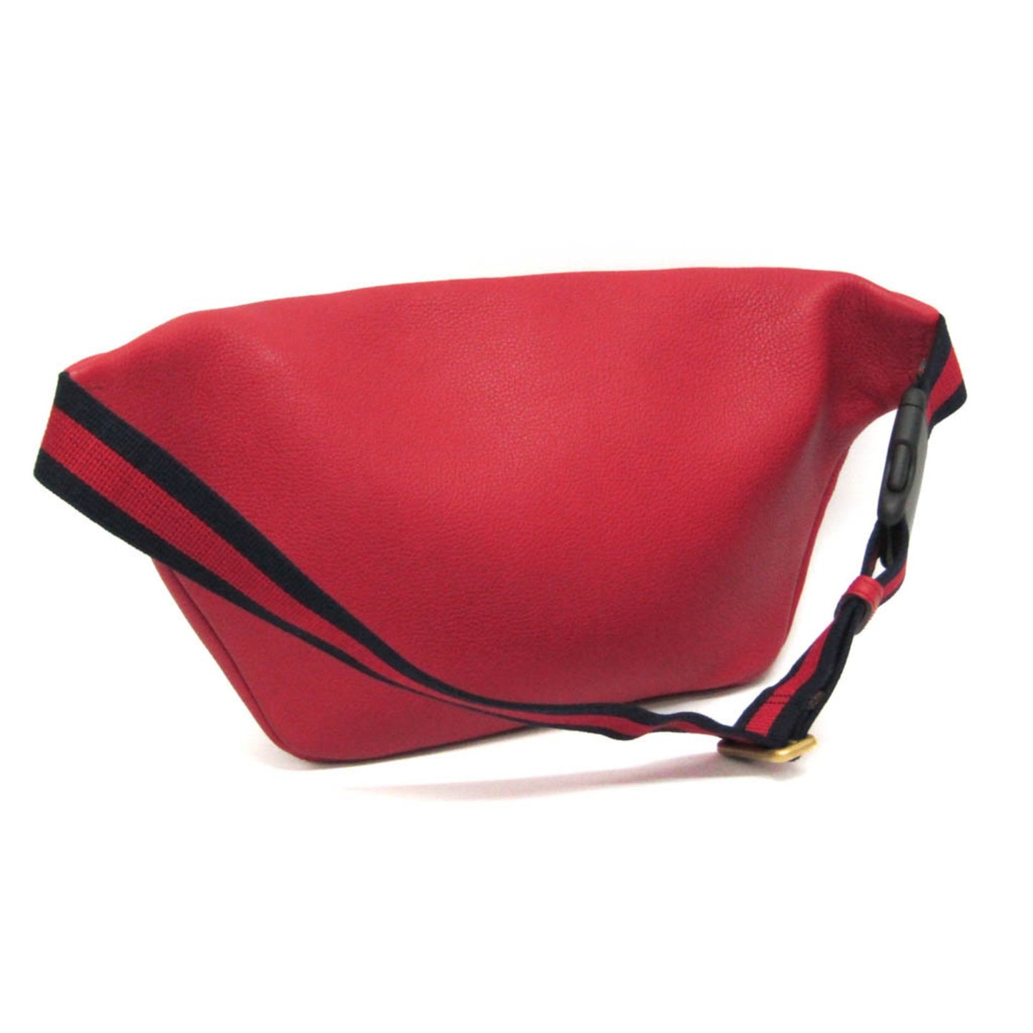Gucci Red Leather Logo