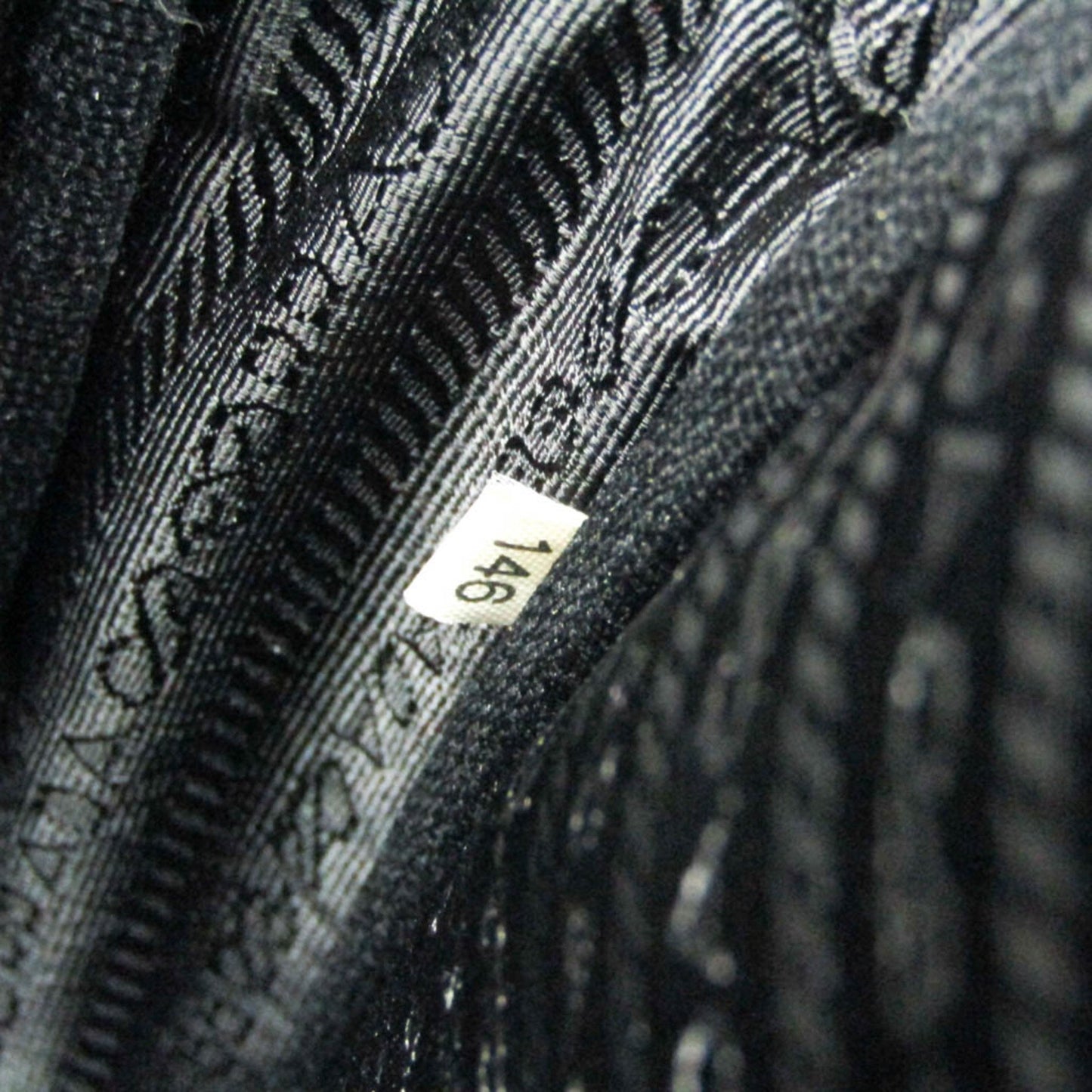 Prada Black Synthetic Tessuto
