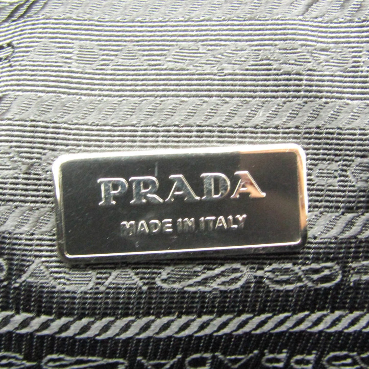 Prada Black Synthetic Tessuto