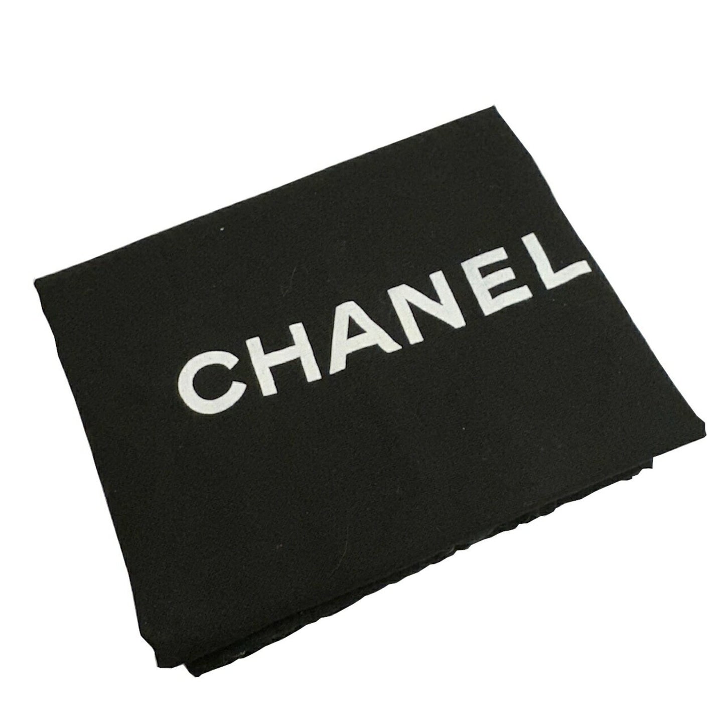 Chanel White Leather Coco Mark