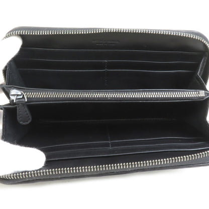 Bottega Veneta Black Leather Intrecciato