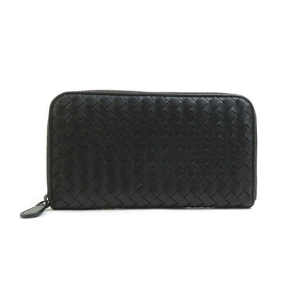 Bottega Veneta Black Leather Intrecciato
