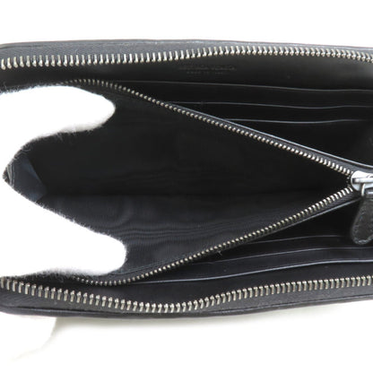 Bottega Veneta Black Leather Intrecciato