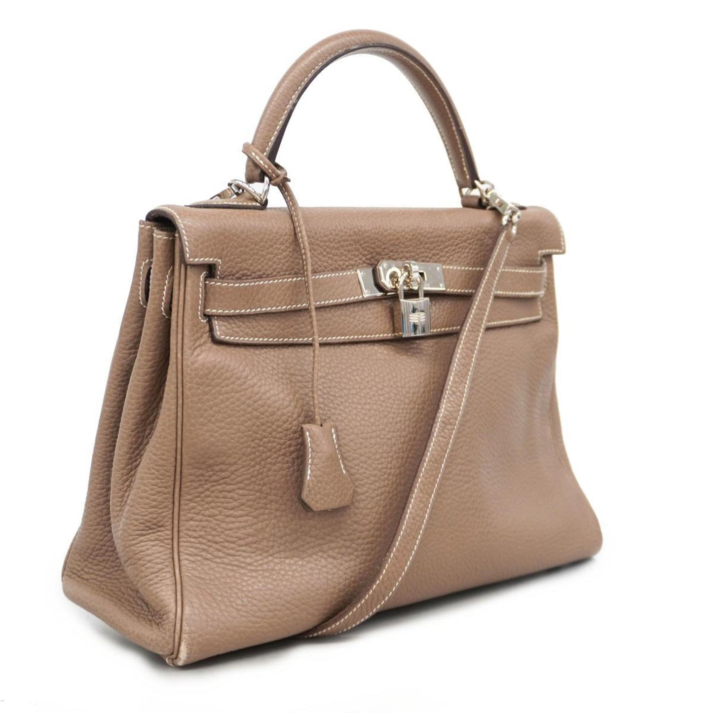 Hermès Brown Leather Kelly 32