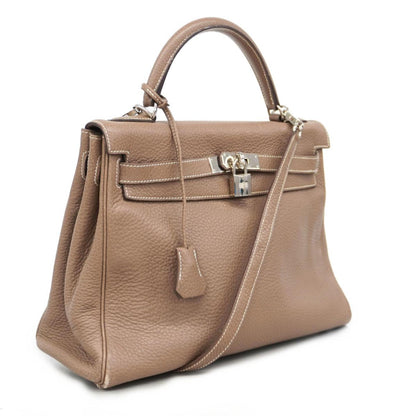 Hermès Brown Leather Kelly 32