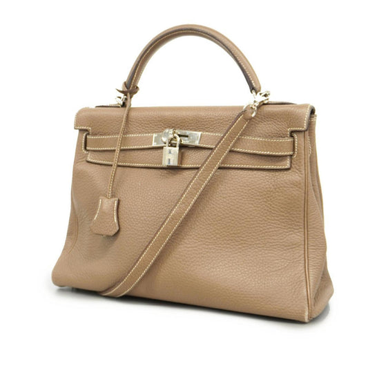Hermès Brown Leather Kelly 32