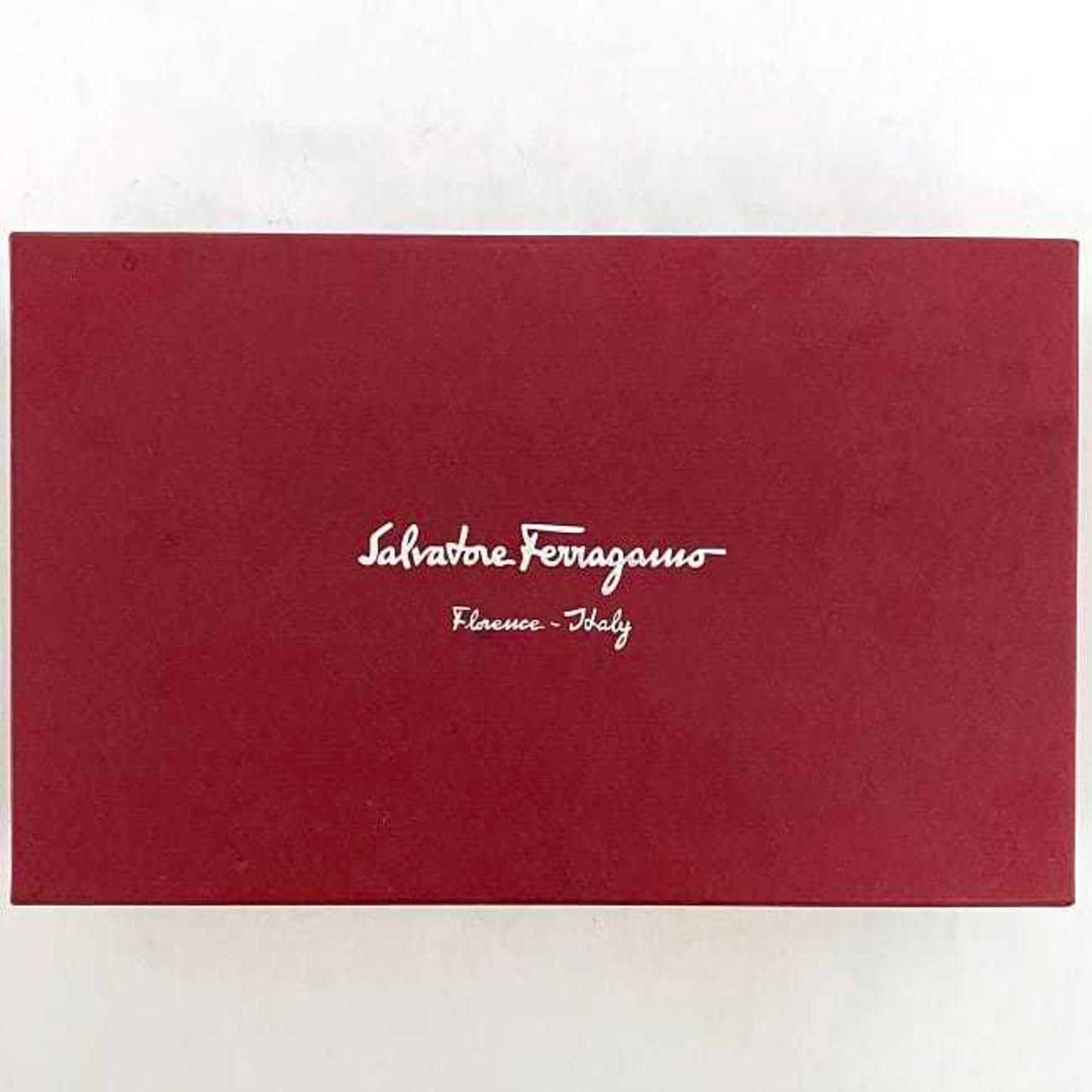 Salvatore Ferragamo Blue Leather Gancini