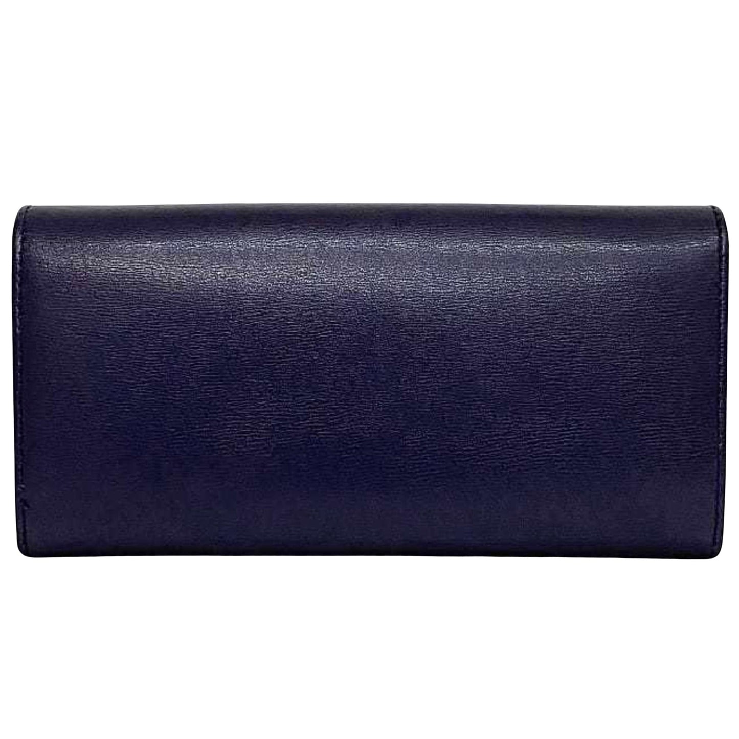 Salvatore Ferragamo Blue Leather Gancini