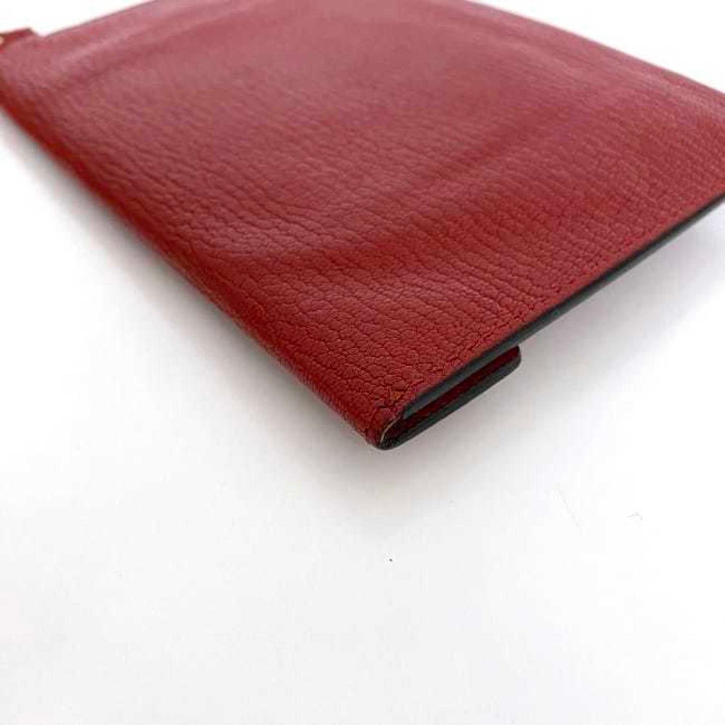 Miu Miu Red Leather Madras