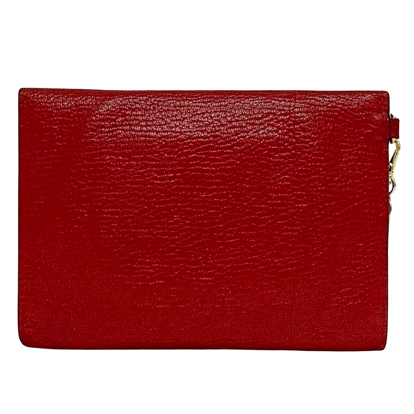 Miu Miu Red Leather Madras