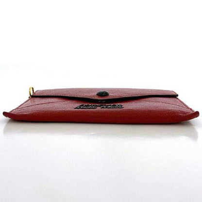 Miu Miu Red Leather Madras