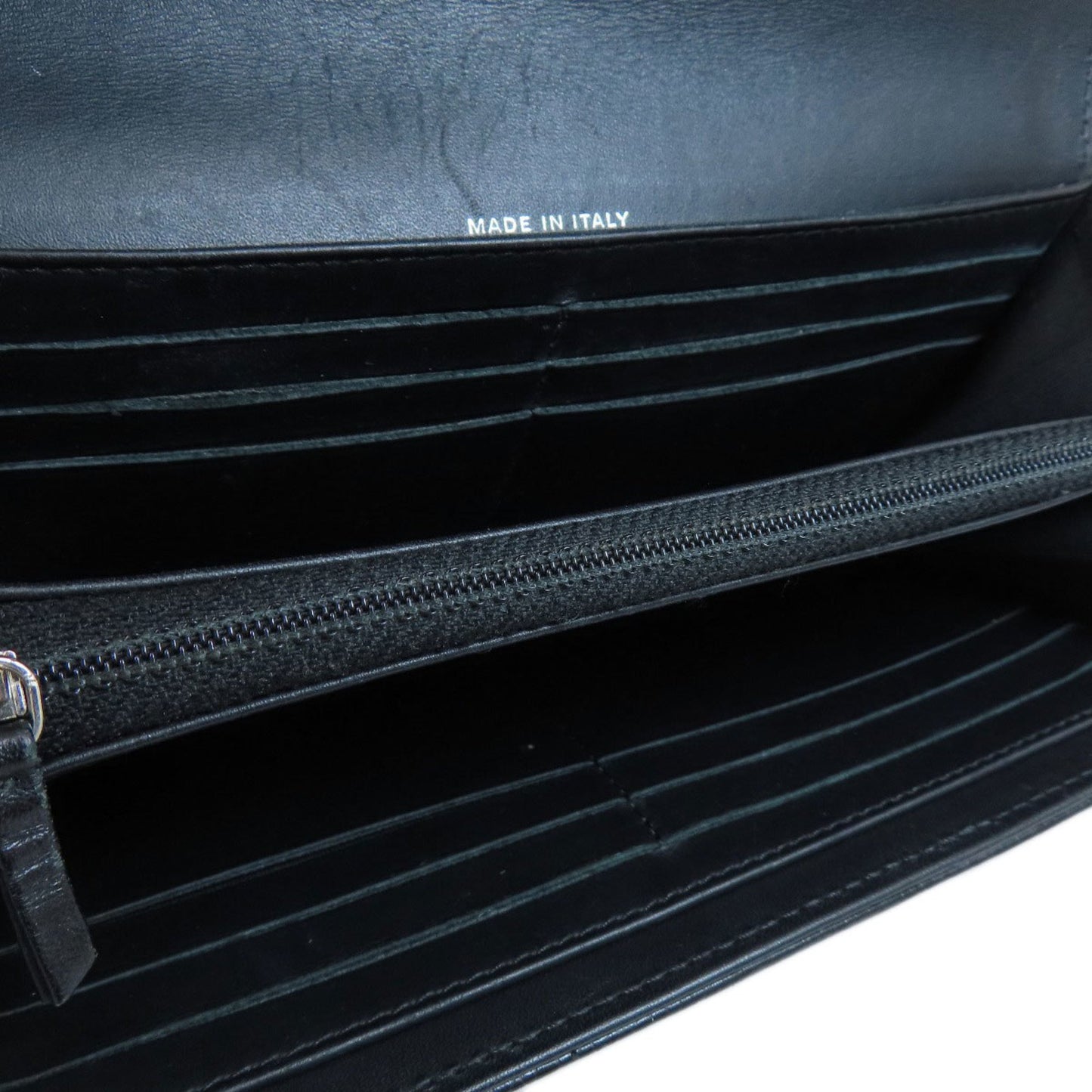 Chanel Black Leather Logo Cc