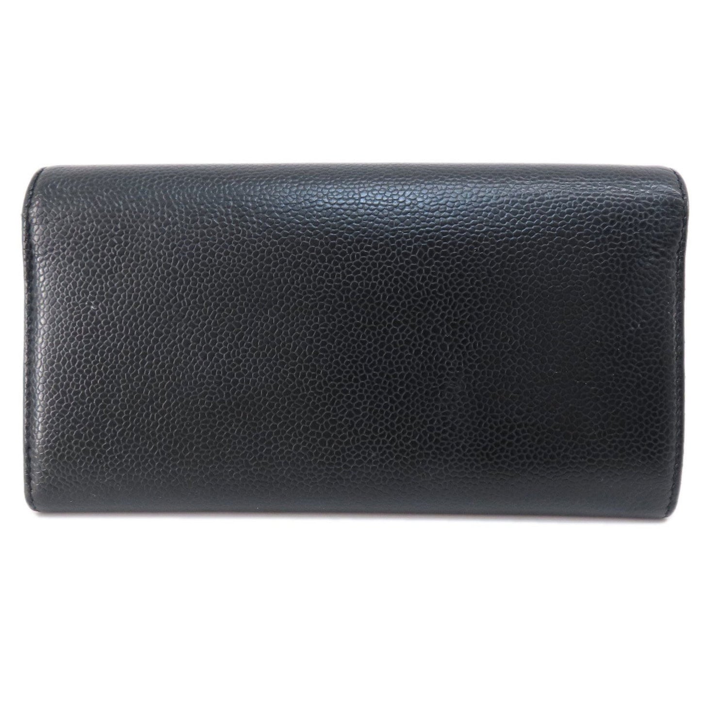 Chanel Black Leather Logo Cc