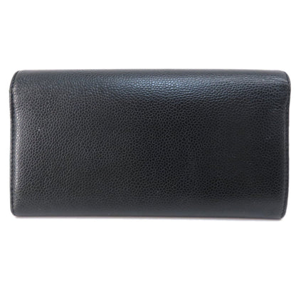 Chanel Black Leather Logo Cc