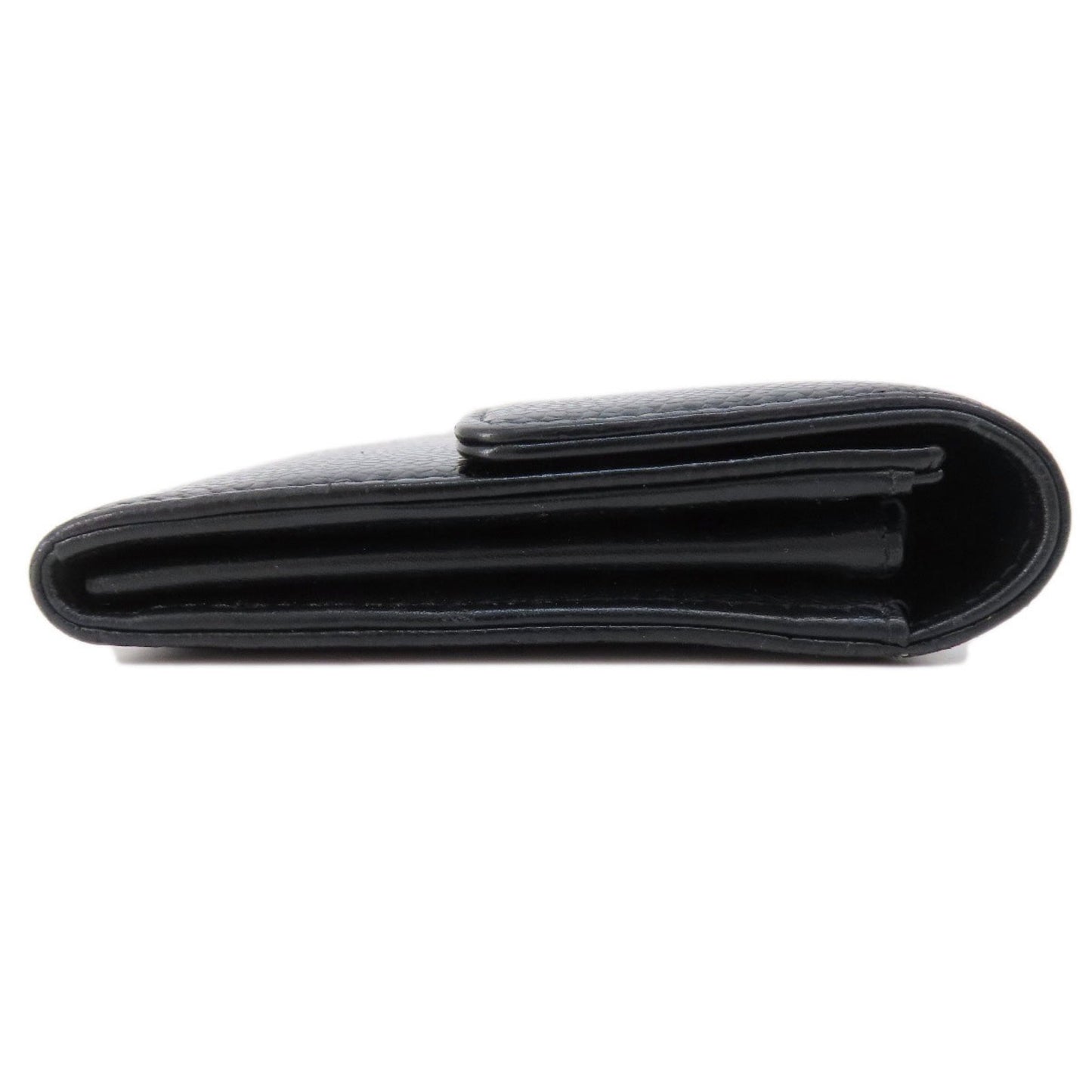 Chanel Black Leather Logo Cc