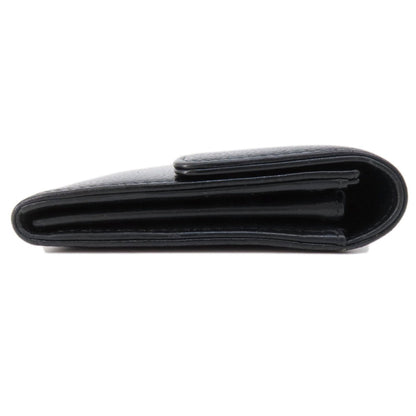 Chanel Black Leather Logo Cc