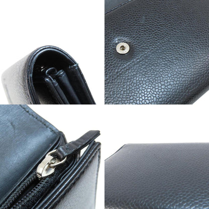 Chanel Black Leather Logo Cc