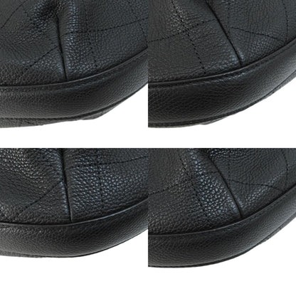 Chanel Black Leather Logo Cc