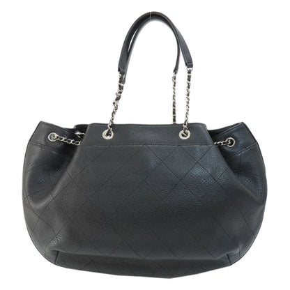 Chanel Black Leather Logo Cc