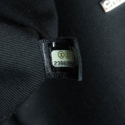 Chanel Black Leather Logo Cc