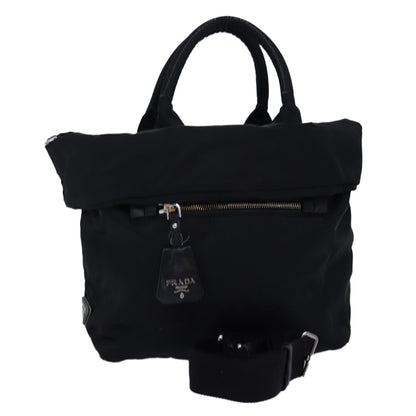 Prada Black Synthetic Tessuto