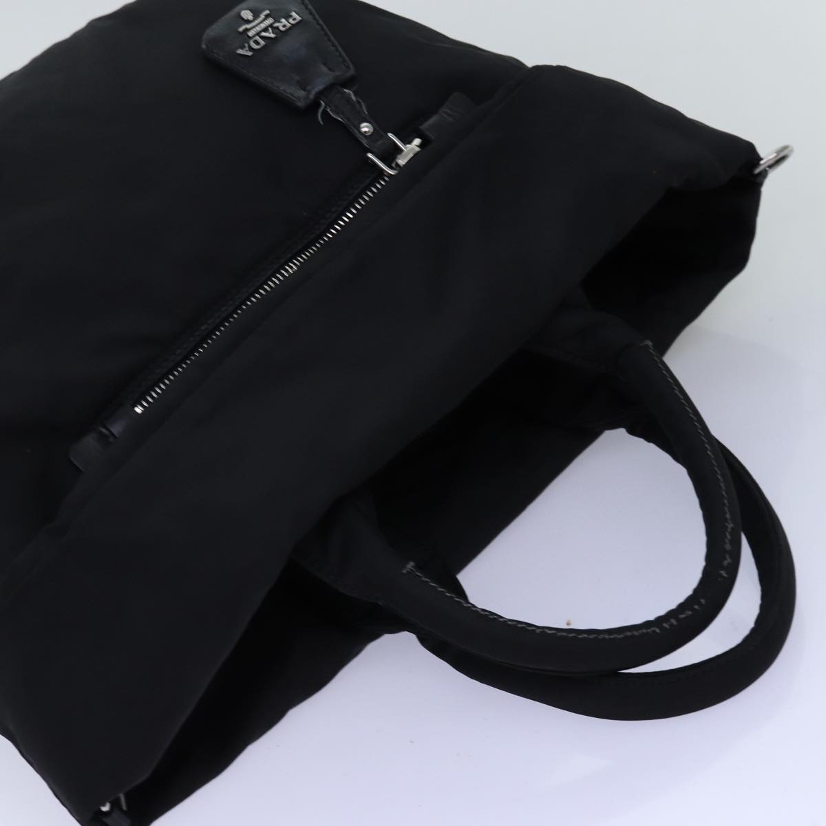 Prada Black Synthetic Tessuto