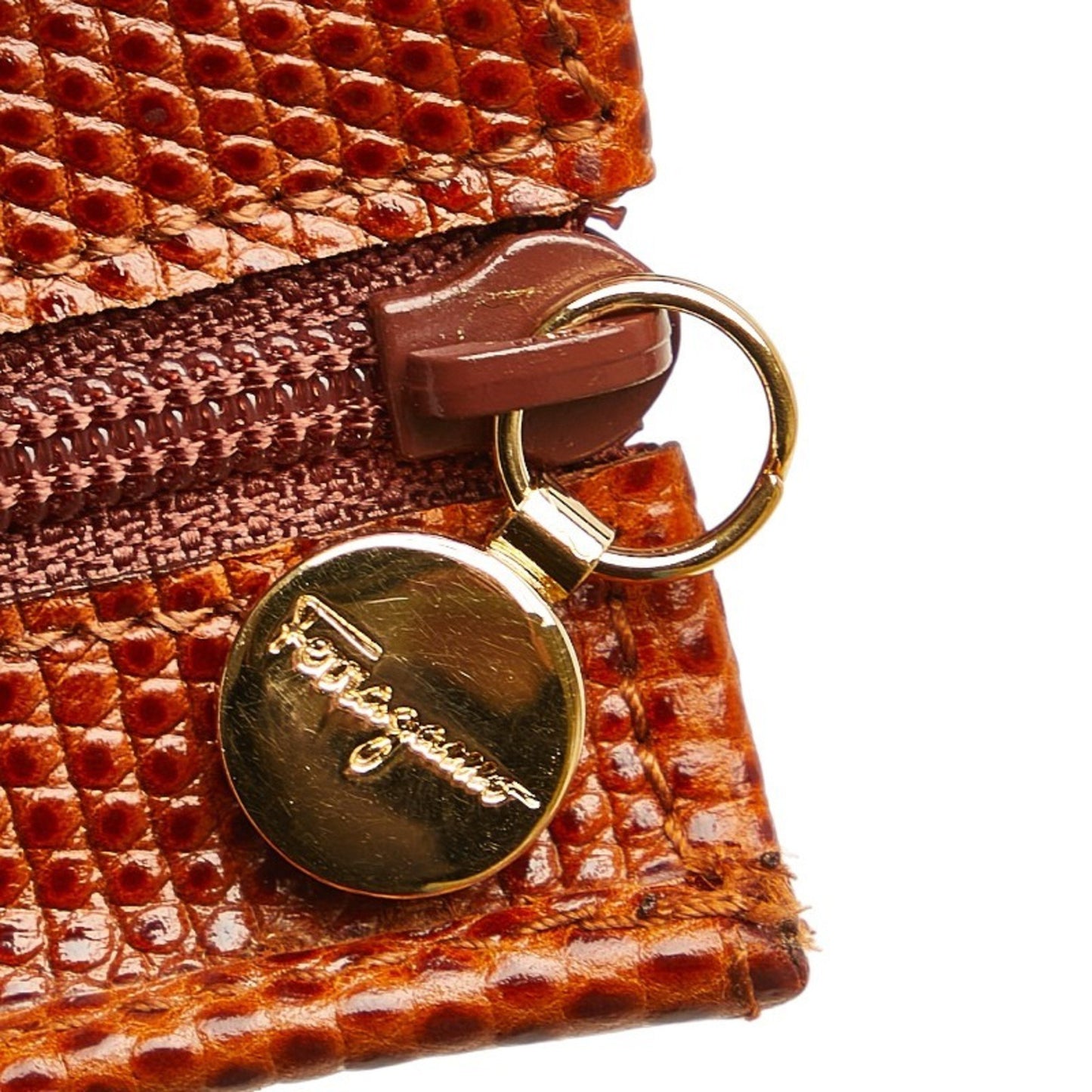 Salvatore Ferragamo Brown Leather Vara