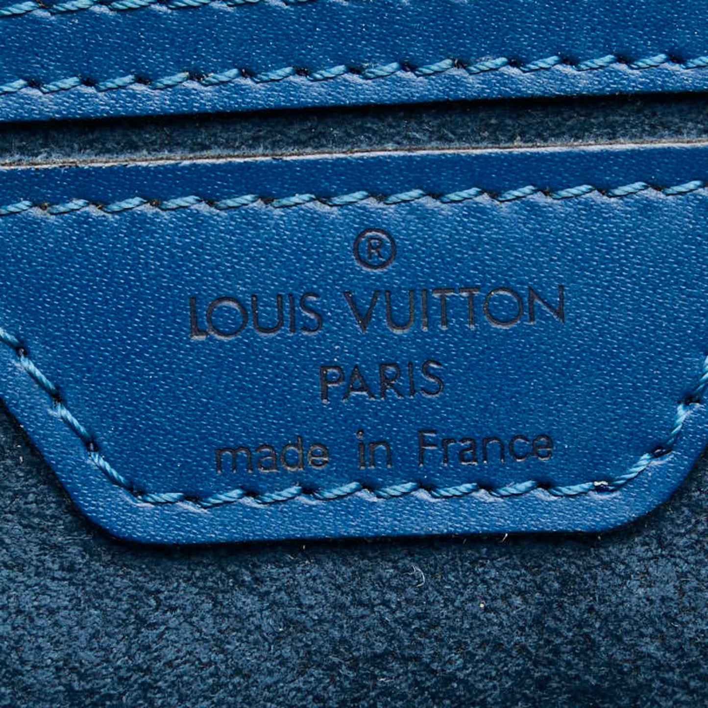 Louis Vuitton Blue Leather Papillon