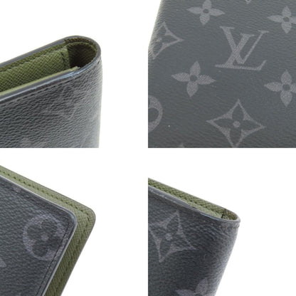 Louis Vuitton Black Canvas Portefeuille Brazza