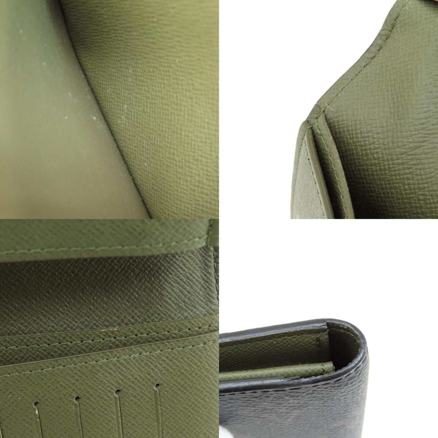 Louis Vuitton Black Canvas Portefeuille Brazza