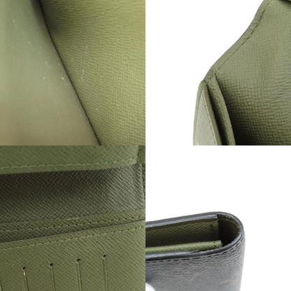 Louis Vuitton Black Canvas Portefeuille Brazza