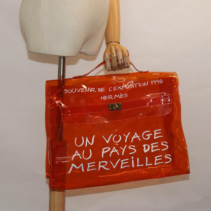Hermès Orange Vinyl Kelly