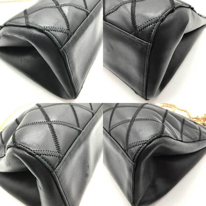 Chanel Black Leather Coco Mark