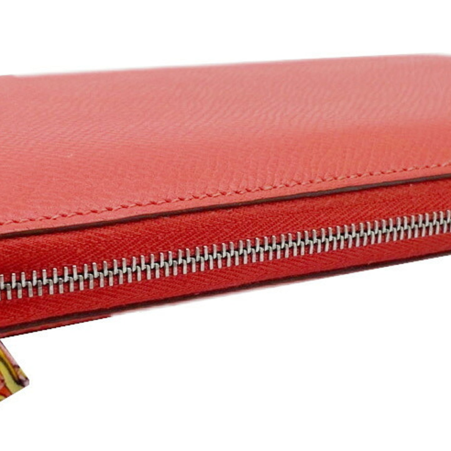 Hermès Orange Leather Silk'in