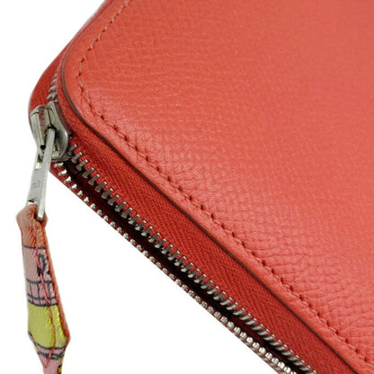 Hermès Orange Leather Silk'in