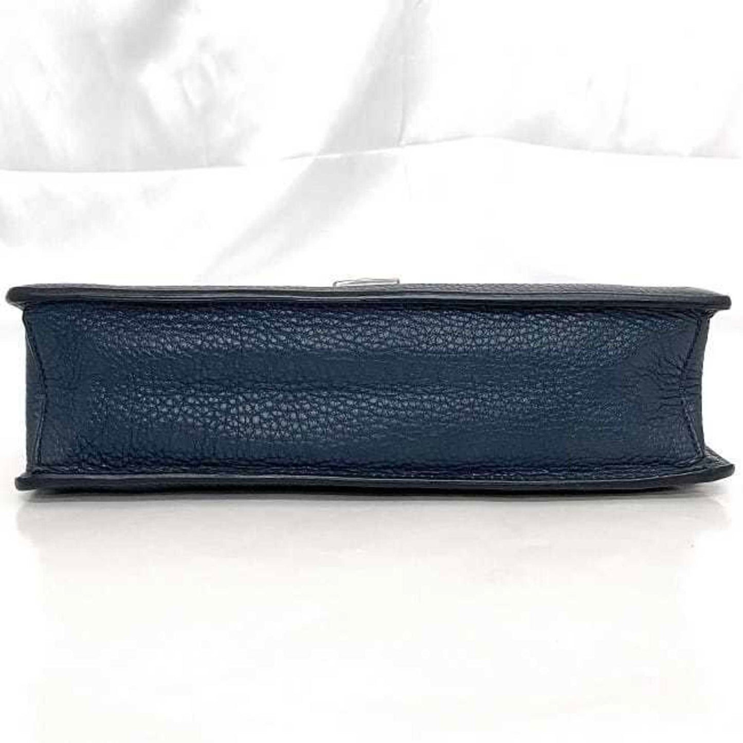 Prada Blue Leather Saffiano