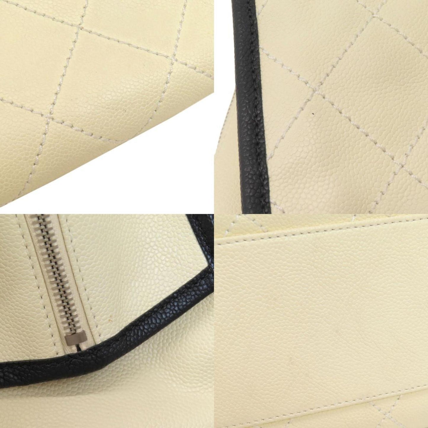 Chanel Black Leather Logo Cc