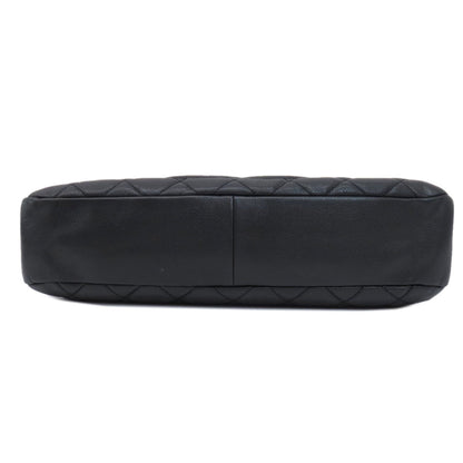 Chanel Black Leather Bowling