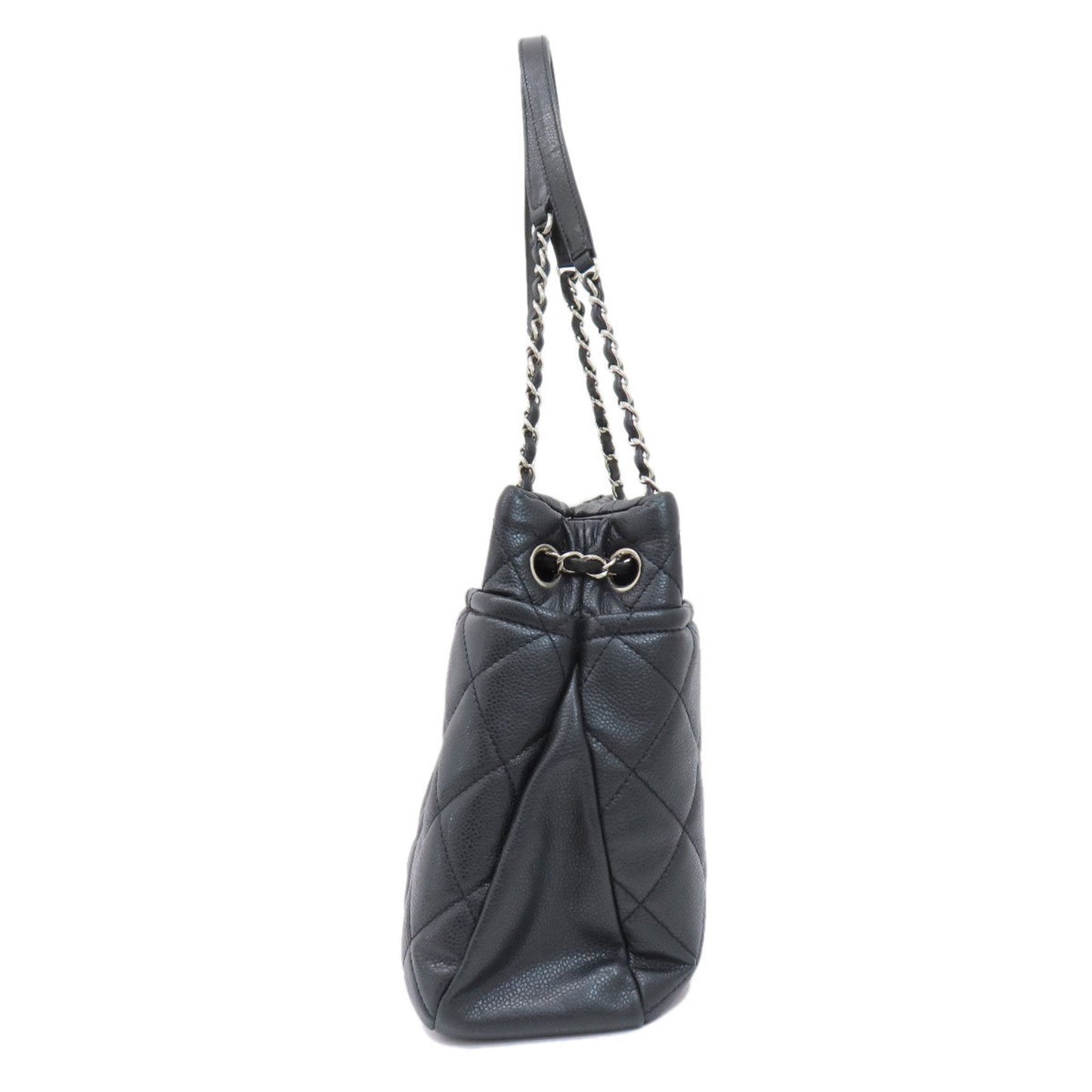 Chanel Black Leather Bowling