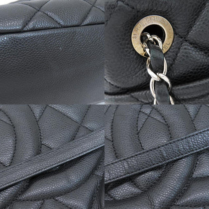 Chanel Black Leather Bowling